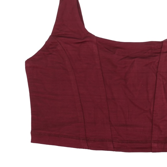 Free People Be Cool Brami Crop Top Tank Cami Acai - Picture 5 of 12